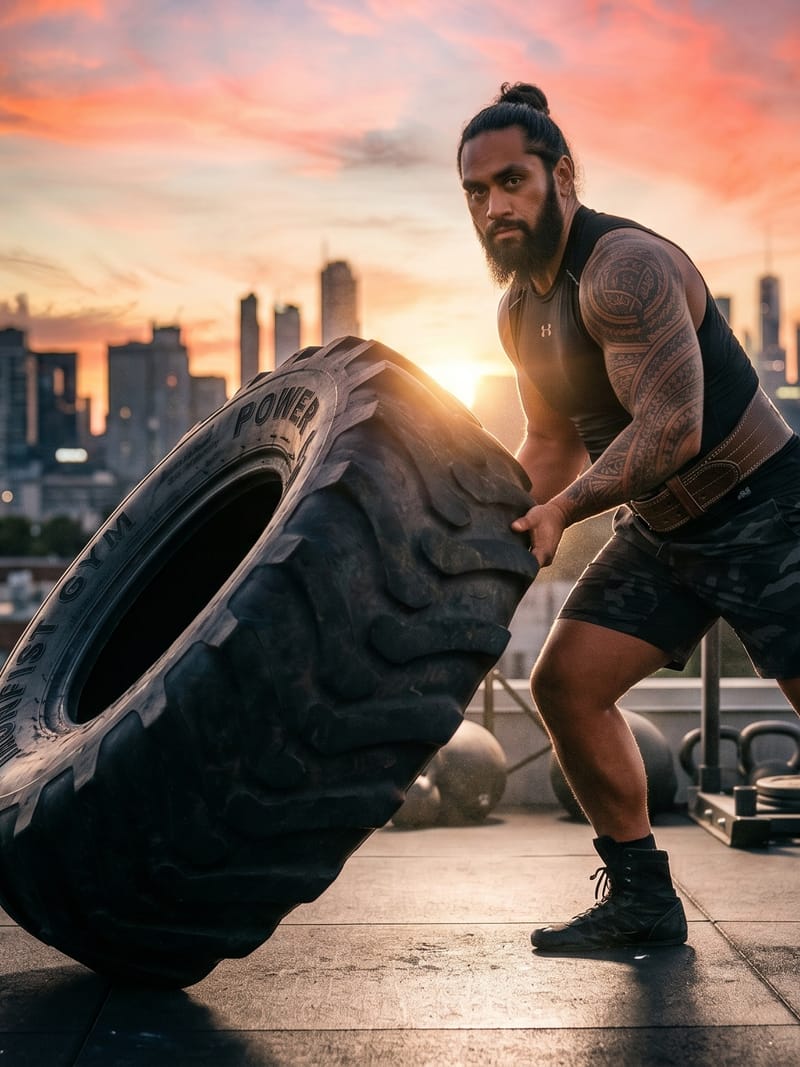 Tobi O. — Transform athlete portrait